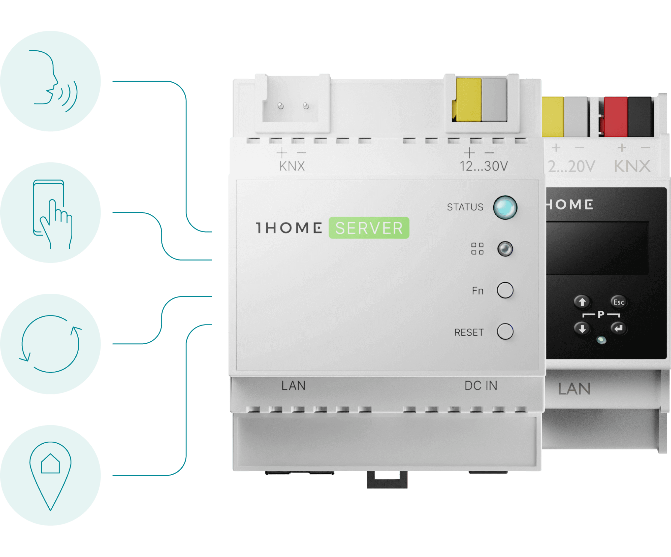 Google Home for Loxone smart home with 1Home