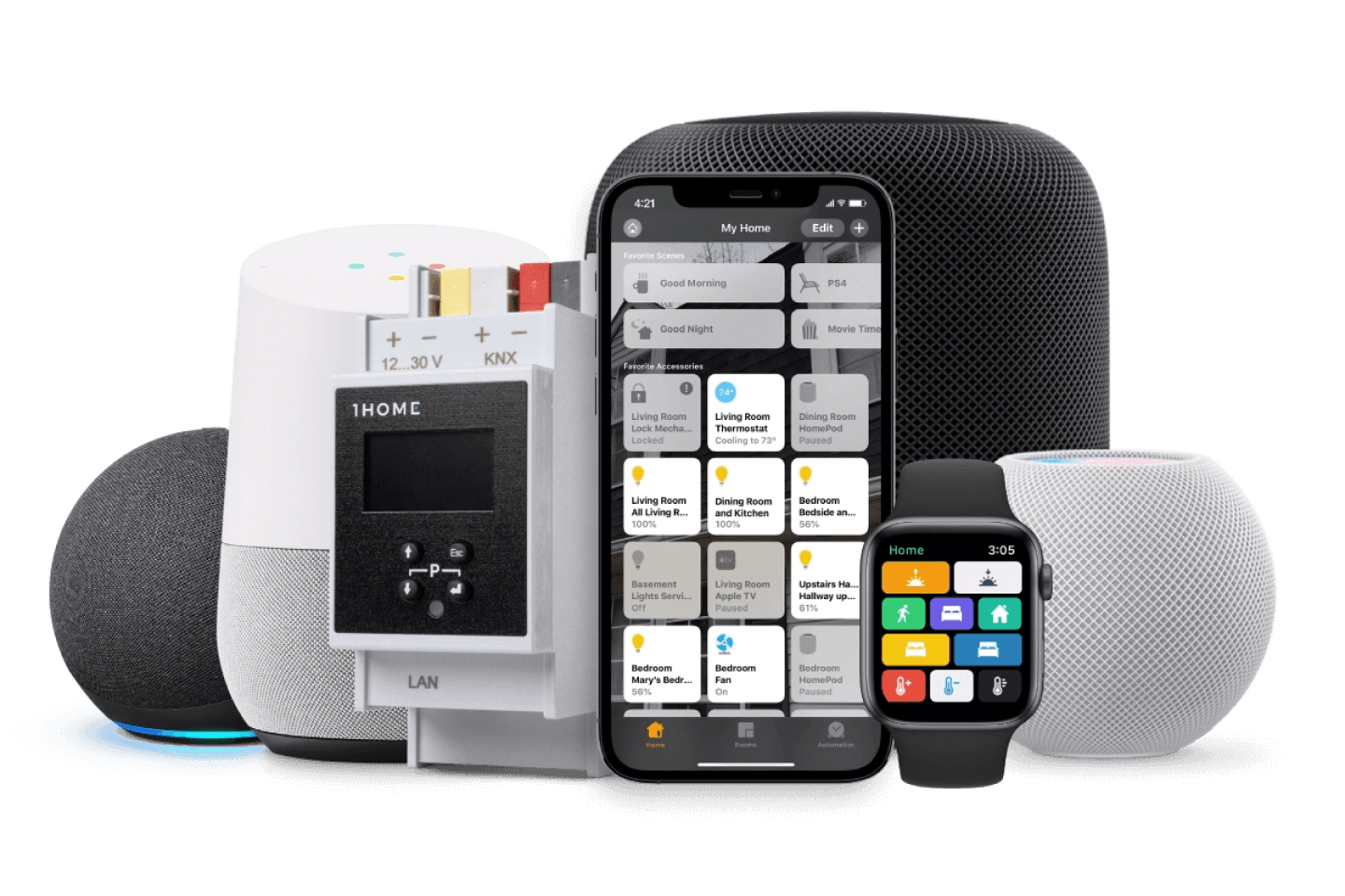 1Home modern control for modern KNX users